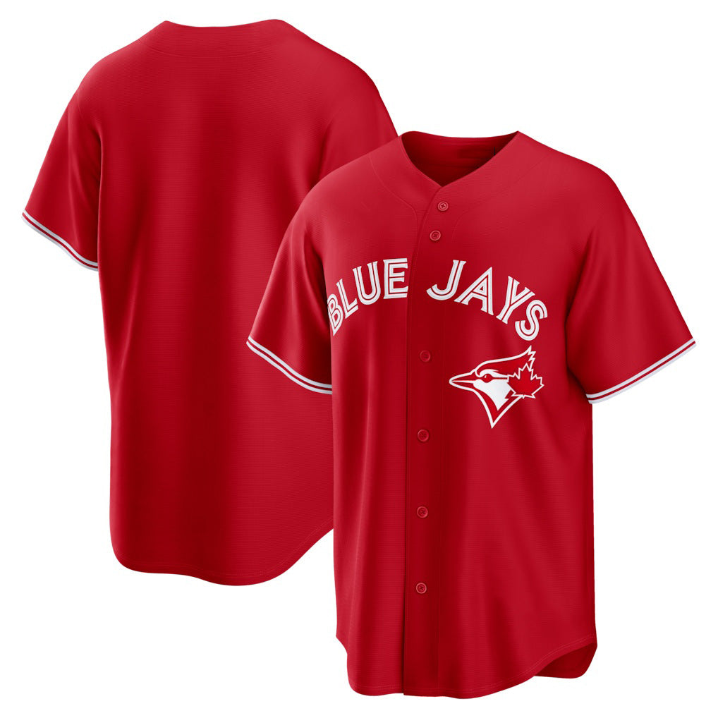 Toronto Blue Jays Red HOLBERT Canada Day Replica Jersey