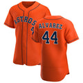 Houston Astros #44 Yordan Alvarez Orange HOLBERT Alternate 2020 Authentic Team Jersey