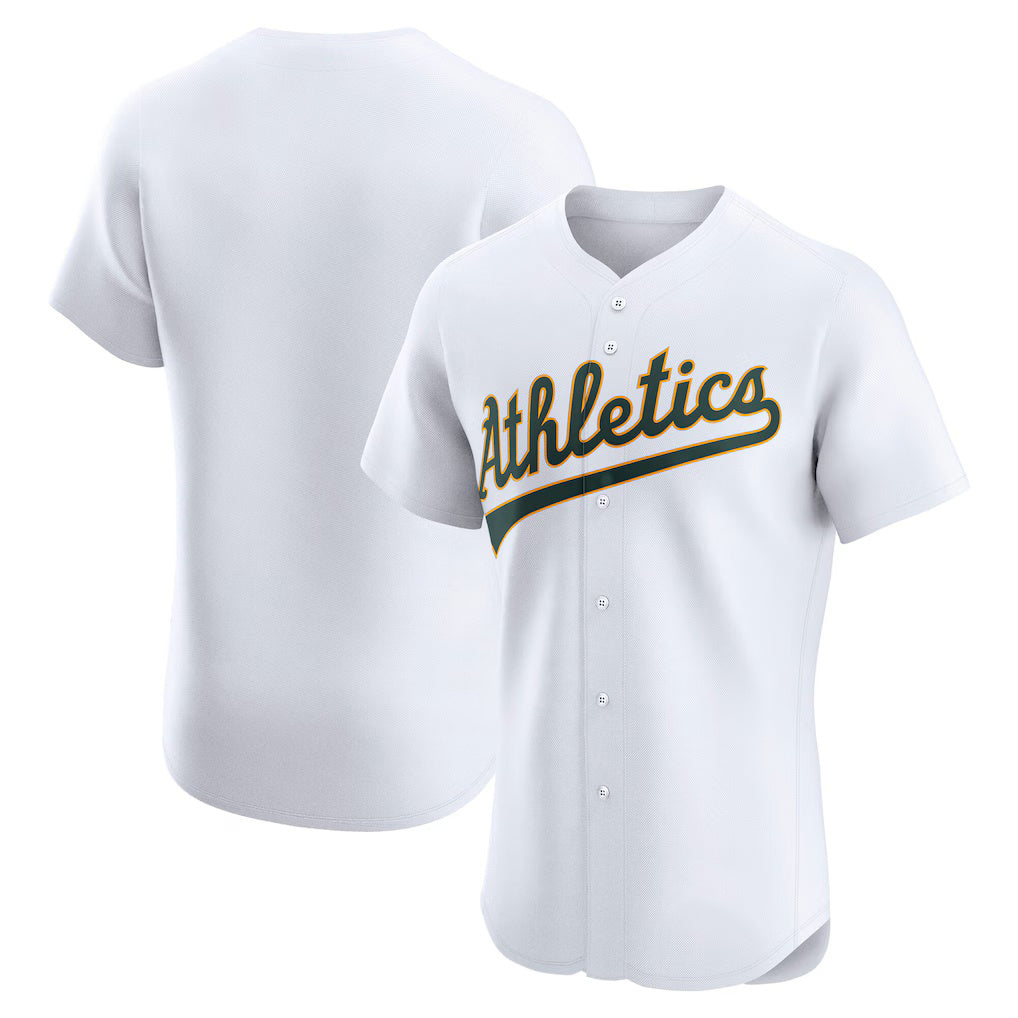 Oakland Athletics White HOLBERT Home Elite Jersey