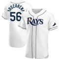 Tampa Bay Rays #56 Randy Arozarena White HOLBERT Home Jersey