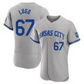 Kansas City Royals #67 Seth Lugo Player Gray HOLBERT Limited Elite Home Game Stitched Jerseys