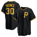 Pittsburgh Pirates #30 Paul Skenes Black HOLBERT Alternate Replica Player Jersey