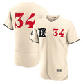 Texas Rangers #34 Nolan Ryan Cream HOLBERT 2023 City Connect Flex Base Stitched Jersey