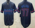 Toronto Blue Jays #77 Louis Varland Black HOLBERT City Limited Jersey
