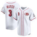Cincinnati Reds #3 Ke'Bryan Hayes White HOLBERT Home Limited Player Jersey