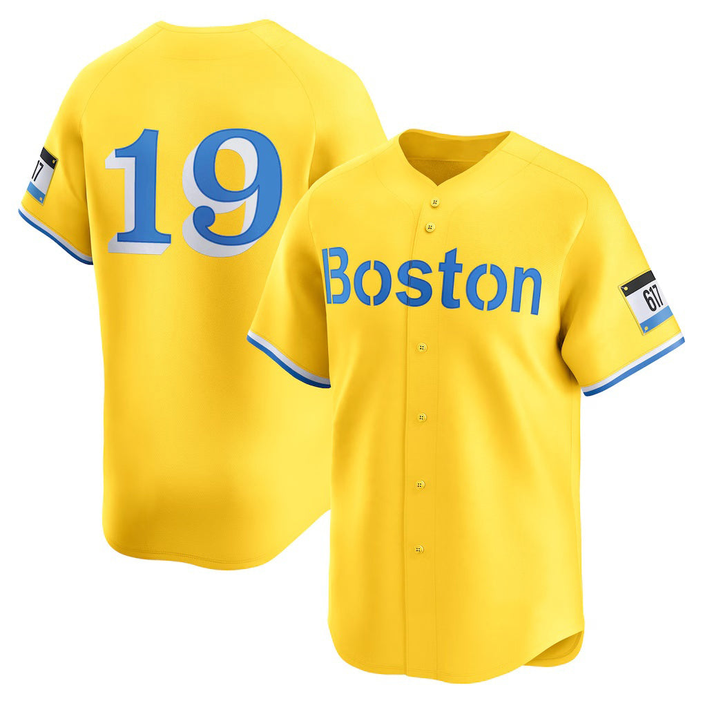 Boston Red Sox #19 Roman Anthony Gold HOLBERT City Connect Limited Jersey