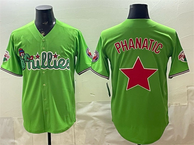 Philadelphia Phillies Light Green HOLBERT Phanatic Limited Stitched Jersey