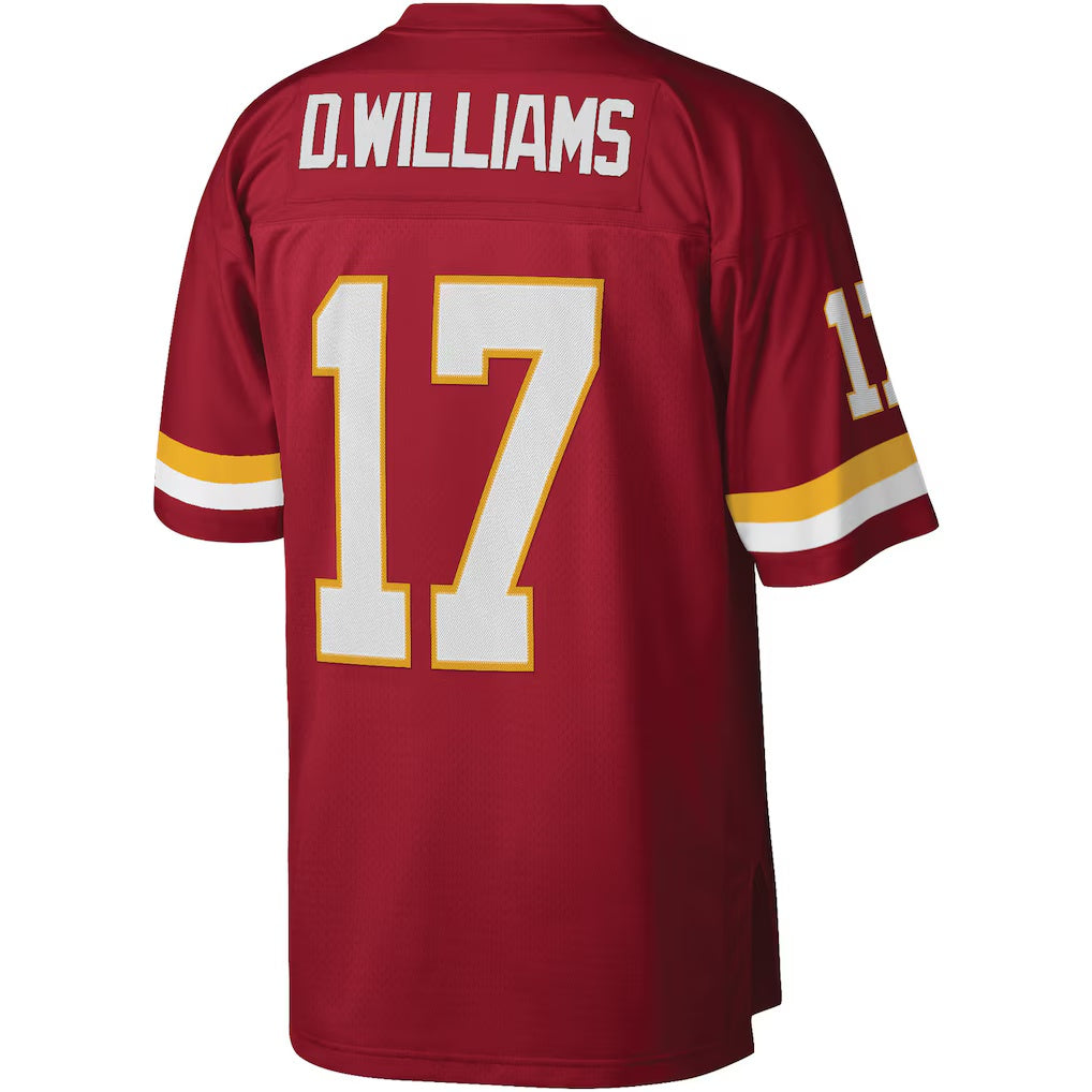 W.Football Team #17 Doug Williams Mitchell & Ness Burgundy HOLBERT Legacy Replica Jersey