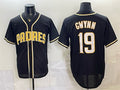 San Diego Padres #19 Tony Gwynn 2026 Fashion Replica Black HOLBERT Out Stitched Jersey