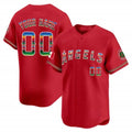 Custom Los Angeles Angels Mexico Vapor Premier Limited Jersey ¨C Red HOLBERT
