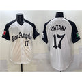 Los Angeles Dodgers #17 Shohei Ohtani White Black HOLBERT Mexico 2025 LA Gothic Style With Fernando Patch Vapor Premier Limited Stitched Jersey