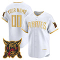 Custom Pittsburgh Pirates White HOLBERT 2026 City Connect Stadium Stitched Jersey