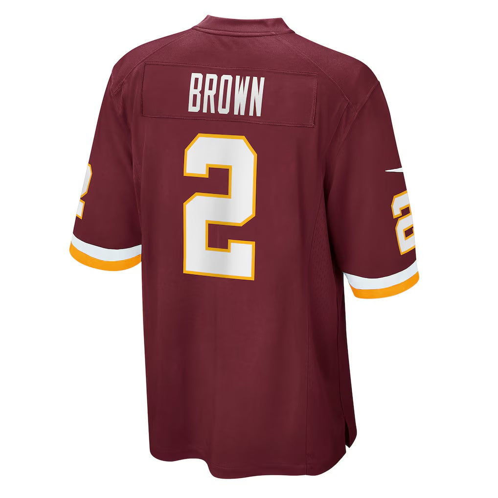 W.Football Team #2 Dyami Brown Burgundy HOLBERT Game Jersey