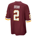 W.Football Team #2 Dyami Brown Burgundy HOLBERT Game Jersey