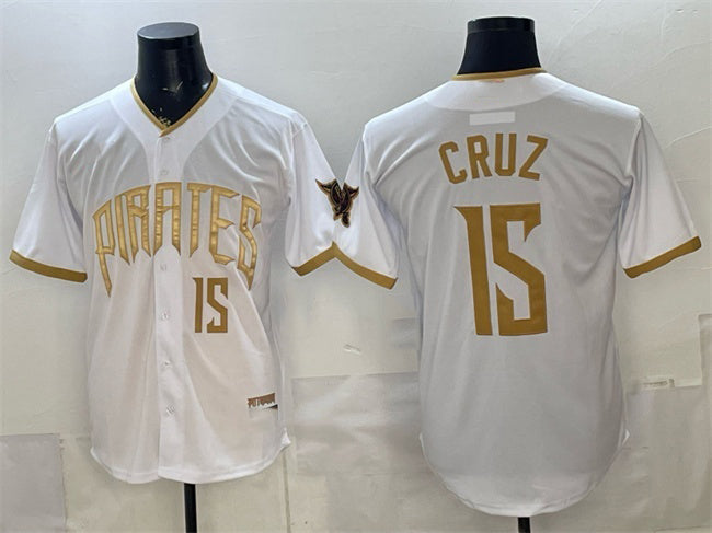 Pittsburgh Pirates #15 Oswin Appollis White HOLBERT 2026 City Connect Stadium Stitched Jersey