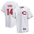 Cincinnati Reds #14 Pete Rose Player White HOLBERT Home Game Stitched Jerseys
