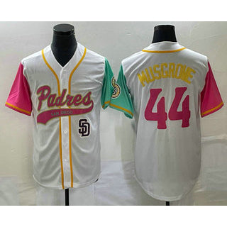 San Diego Padres #44 Joe Musgrove White HOLBERT NEW 2023 City Connect Cool Base Stitched Jersey