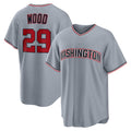 Washington Nationals #29 James Wood Gray HOLBERT Road Replica Jersey