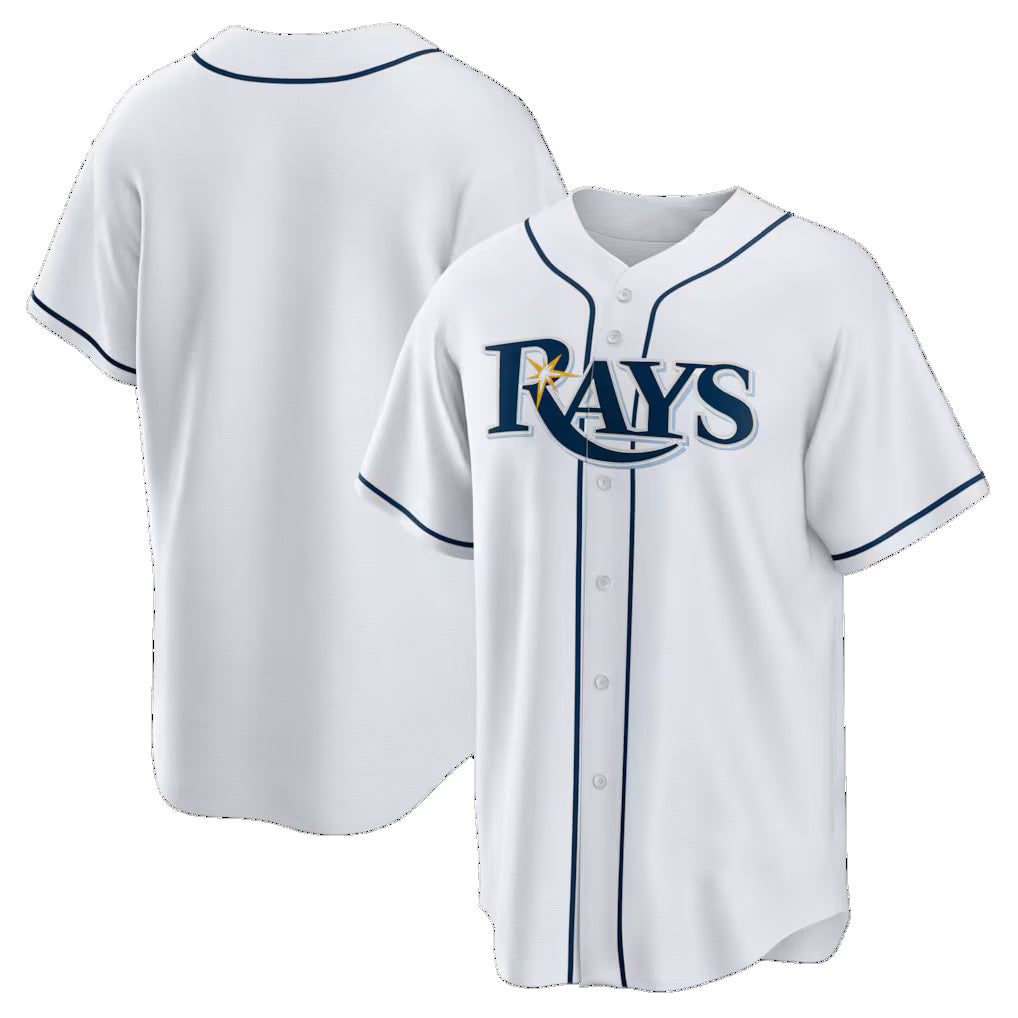 Tampa Bay Rays White HOLBERT Home Big & Tall Replica Jersey