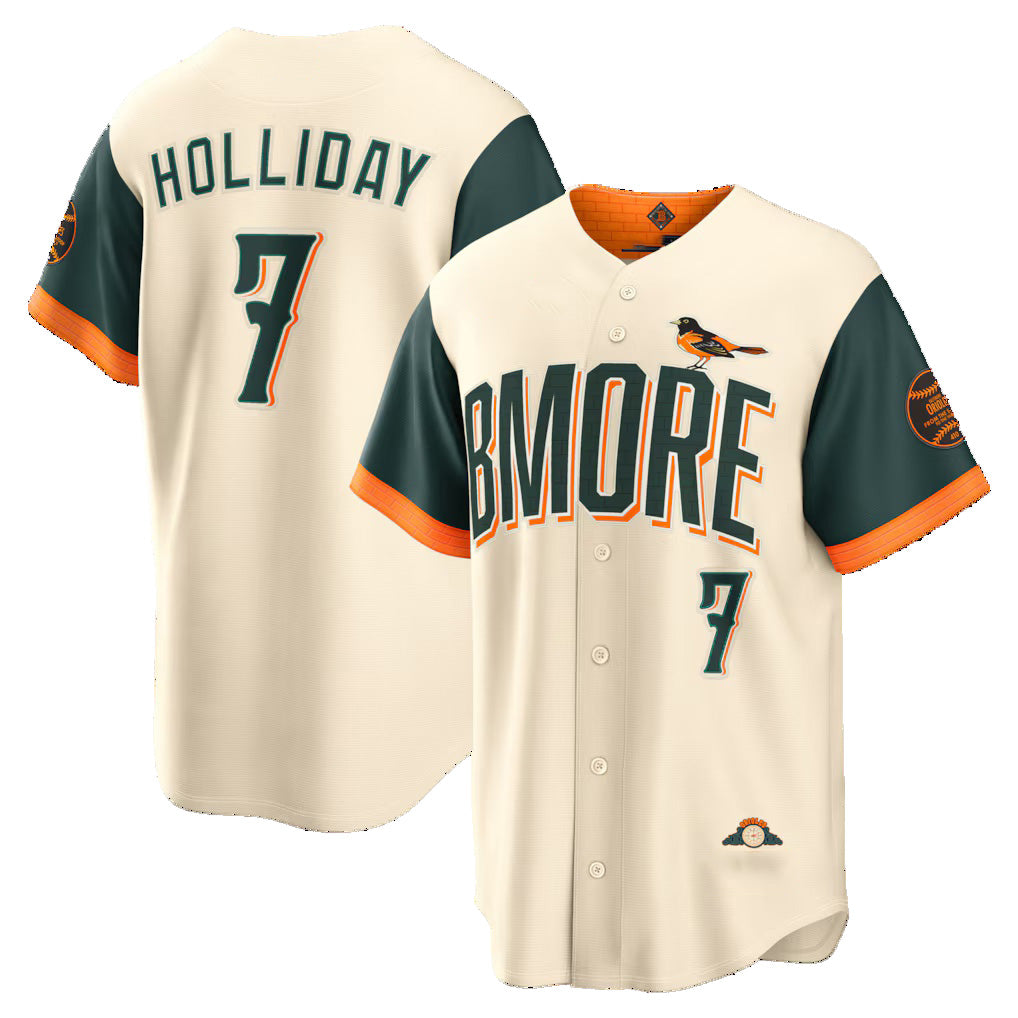 Baltimore Orioles #7 Jackson Holliday Natural HOLBERT 2026 City Connect Stadium Jersey