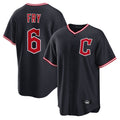Cleveland Guardians #6 David Fry Player Navy HOLBERT Home Game Stitched Jerseys