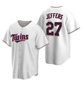 Minnesota Twins #27 Ryan Jeffers White HOLBERT Cool Base Stitched Jersey