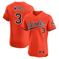 Baltimore Orioles #3 Taylor Ward Player Orange HOLBERT Limited Elite Home Game Stitched Jerseys