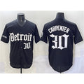 Detroit Tigers #30 Kerry Carpenter Black HOLBERT 'Motor Gothic Edition' Vapor Premier Limited Stitched Jersey
