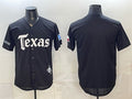 Texas Rangers Blank Black HOLBERT Gothic Mexico 2025 Vapor Premier Limited Stitched Jersey