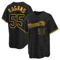 Kansas City Royals #55 Cole Ragans Player Black HOLBERT Snake Skin City Game Stitched Jerseys