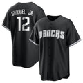 Arizona Diamondbacks #12 Lourdes Gurriel Jr Player Black HOLBERT Game Home Stitched Jerseys