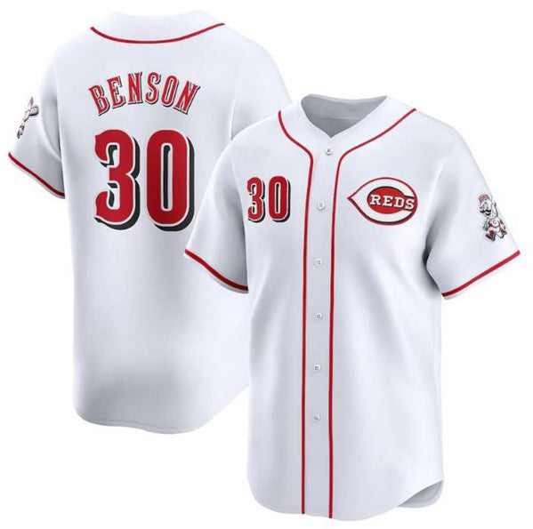Cincinnati Reds #30 Will Benson White HOLBERT Home Limited Stitched Jersey