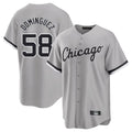 Chicago White Sox #58 Seranthony Dominguez Player Gray HOLBERT Home Game Stitched Jerseys