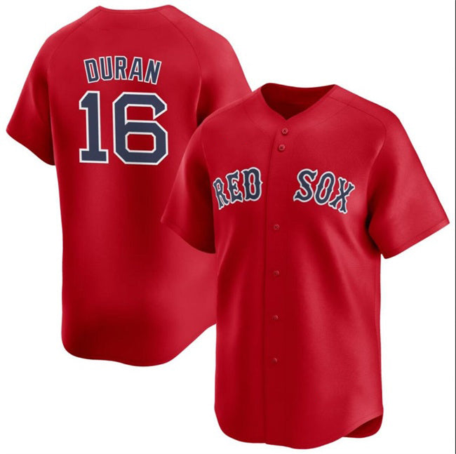 Boston Red Sox #16 Jarren Duran Red HOLBERT 2024 Alternate Limited Stitched Jersey