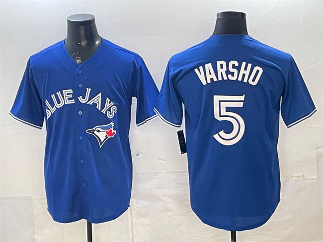 Toronto Blue Jays #5 Daulton Varsho Royal HOLBERT 2025 Cool Base Stitched Jersey