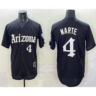 Arizona Diamondbacks #4 Ketel Marte Black HOLBERT Vapor Premier Limited Stitched Jersey
