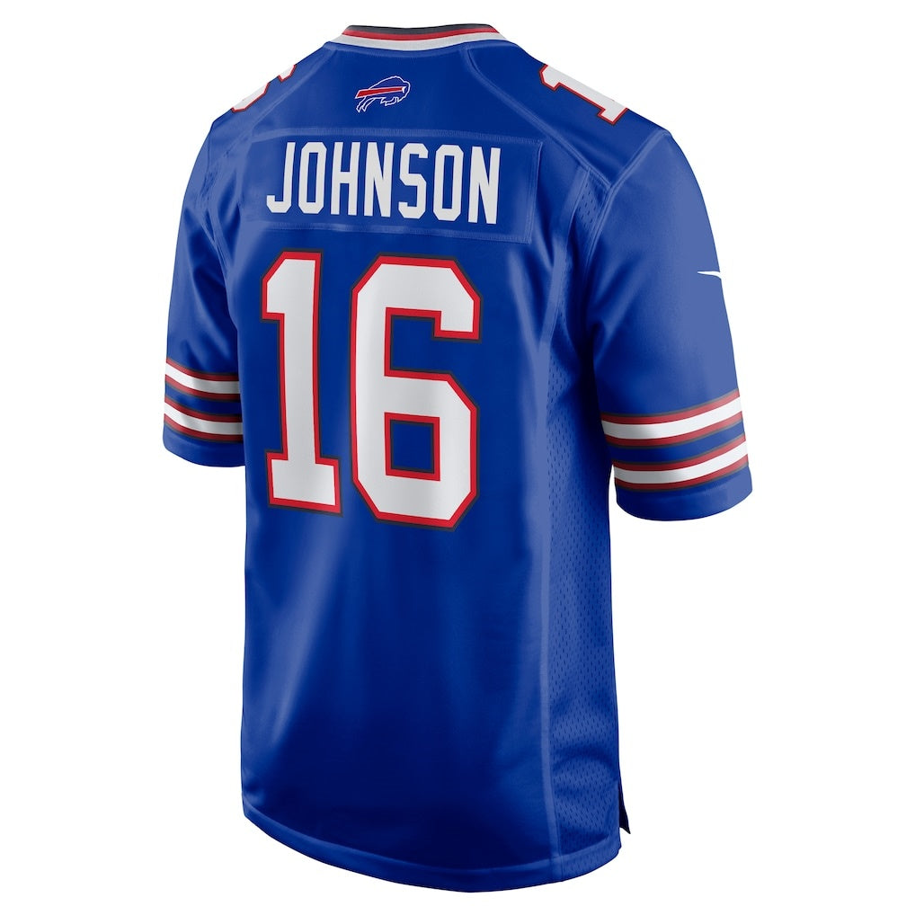 B.Bills #16 Xavier Johnson Royal HOLBERT Game Jersey