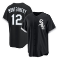 Chicago White Sox #12 Colson Montgomery Black HOLBERT Cool Base Stitched Jersey