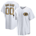 Custom Cincinnati Reds Active Player White HOLBERT 2022 All-Star Cool Base Stitched Jersey