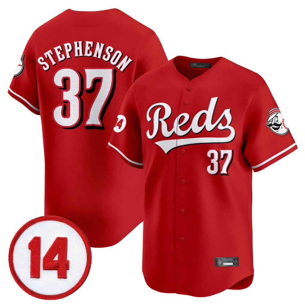 Cincinnati Reds #37 Tyler Stephenson Player Red HOLBERT Vapor Premier Limited Home Stitched Jerseys