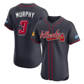 Atlanta Braves #3 Dale Murphy Player Navy HOLBERT 2025 Speedway Classic Limited Elite Home Game Stitched Jerseys