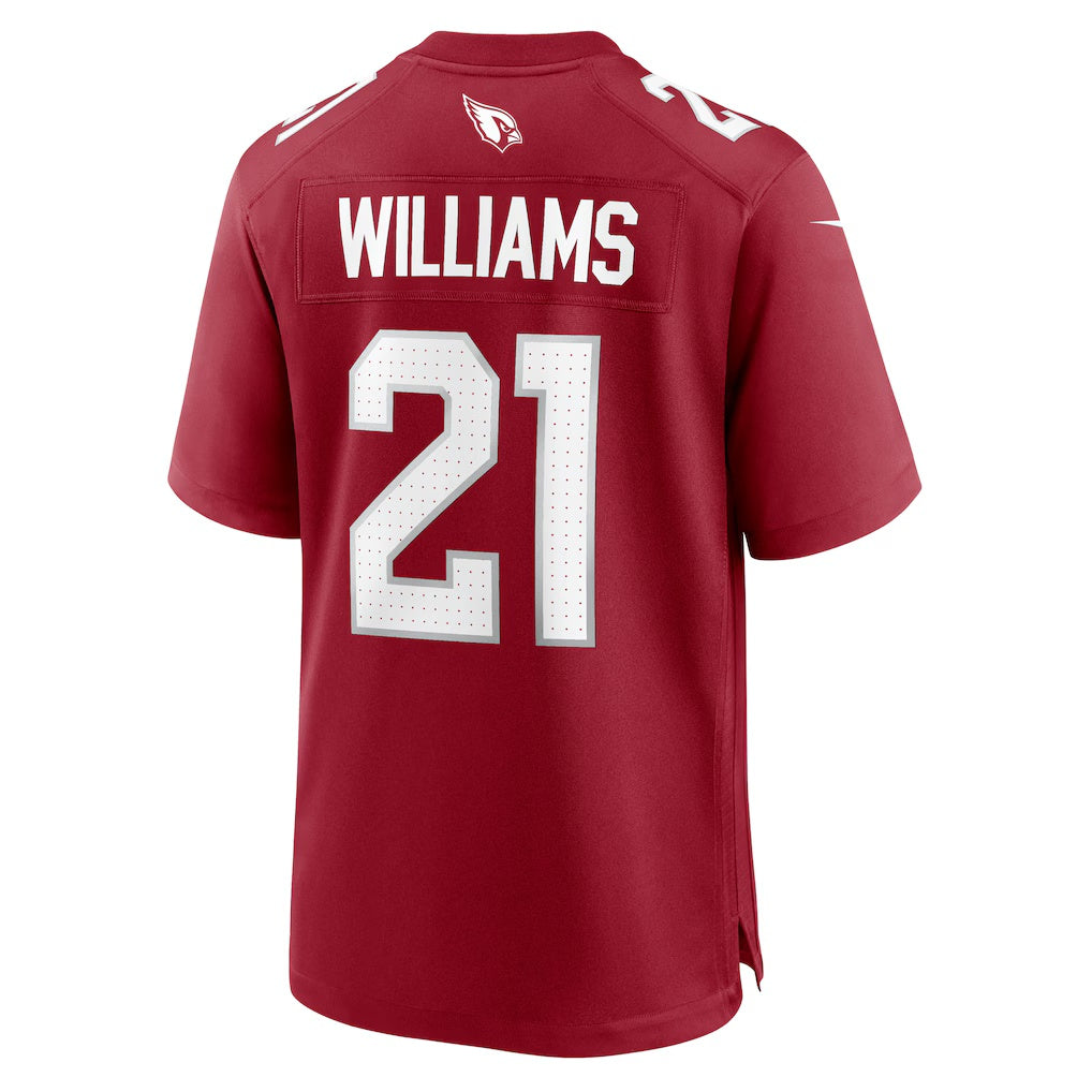 A.Cardinals #21 Garrett Williams Cardinal HOLBERT Game Jersey