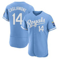 Kansas City Royals #14 Jac Caglianone Player Light Blue HOLBERT Alt Limited Elite Home Stitched Jerseys