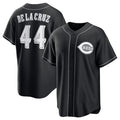 Cincinnati Reds #44 Elly De La Cruz Black HOLBERT Lights Out Limited Stitched Jersey