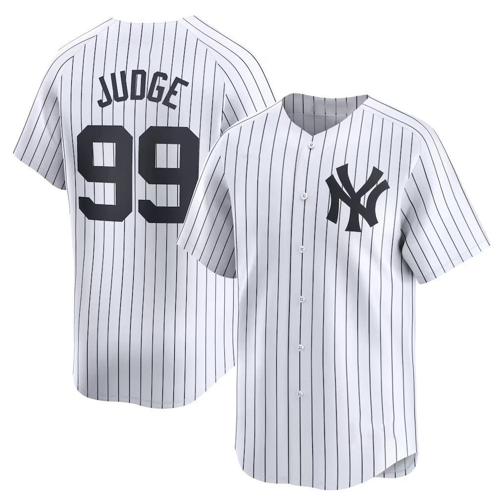 New York Yankees #99 Aaron Judge White HOLBERT Home Limited Player Jerseys