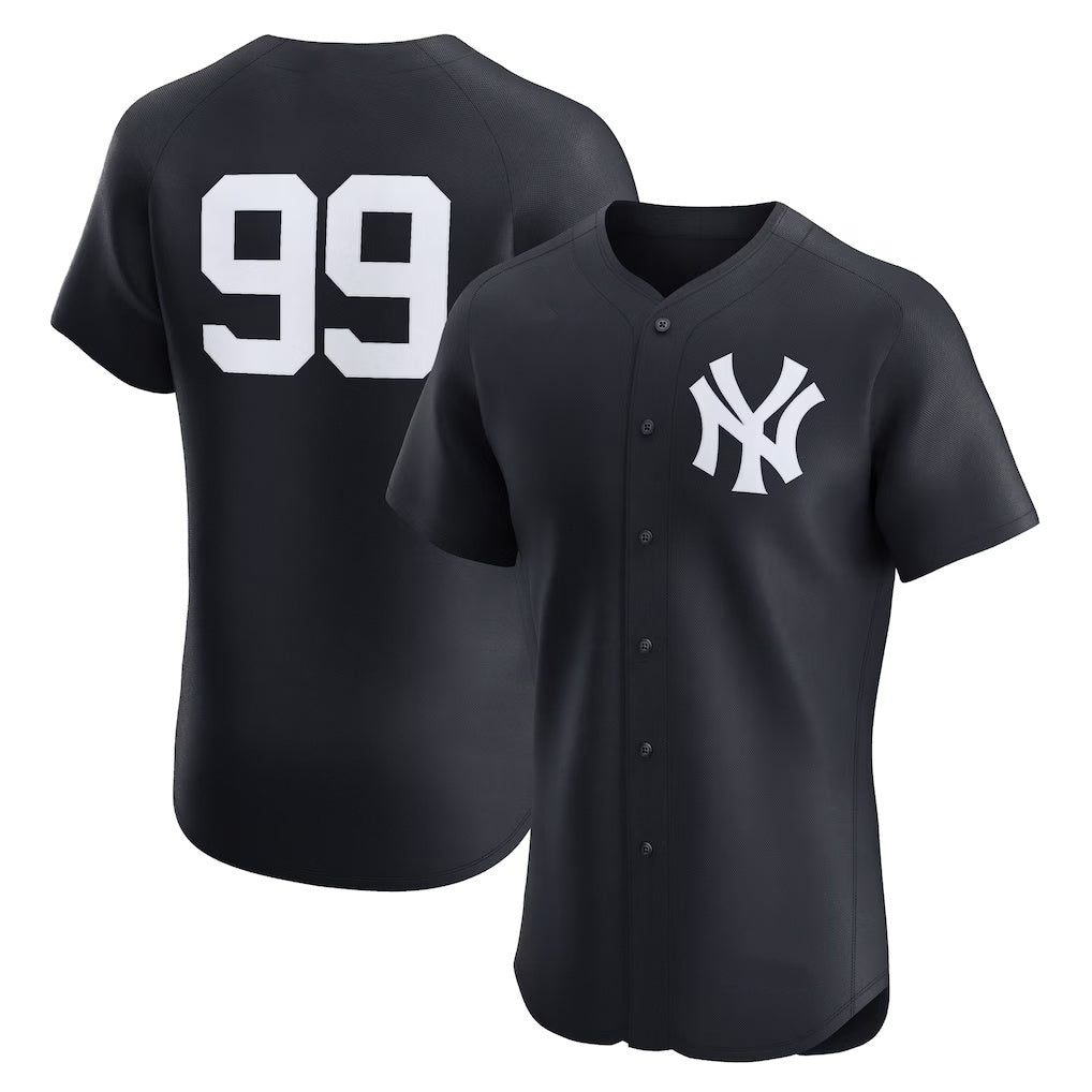 New York Yankees #99 Aaron Judge Navy HOLBERT Alternate 2 Elite Jersey