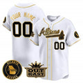 Custom Atlanta Braves Atliens Vapor Premier Limited Jersey ¨C White HOLBERT