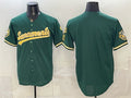 Oakland Athletics Blank 2026 Green HOLBERT Alternate Sacramento Celebrating 125 Years Vapor Limited Stitched Jersey