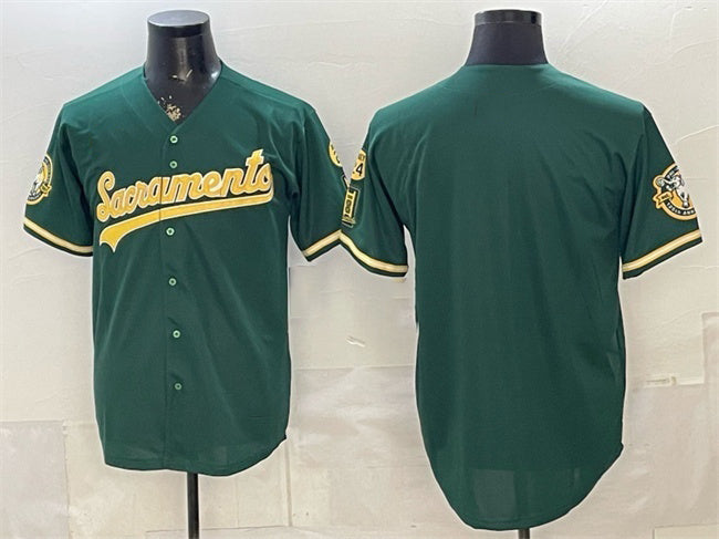 Oakland Athletics Blank 2026 Green HOLBERT Alternate Sacramento Celebrating 125 Years Vapor Limited Stitched Jersey