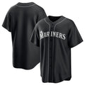 Seattle Mariners Blank Black HOLBERT Lights Out Limited Stitched Jersey